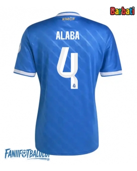 Real Madrid David Alaba #4 Tricou Fotbal Replică 2025-26 Barbati Treilea